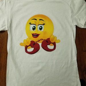 Sexy Cuff Emoji, Men, Women t-shirt - Small - 6XL